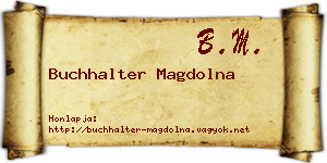 Buchhalter Magdolna névjegykártya